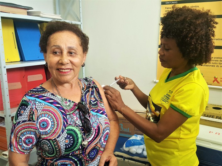 Vacinação para idosos será oferecida no Centro Social dos Servidores de segunda (27) a quarta-feira (29)