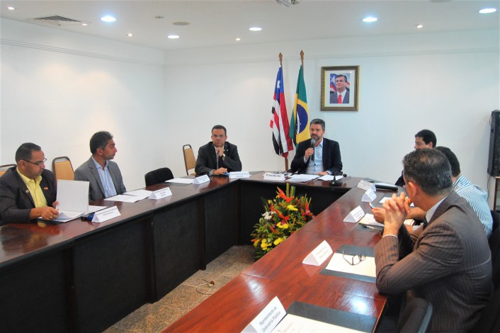 Reunião do Confepa foi realizada na sala de reuniões da vice-governadoria