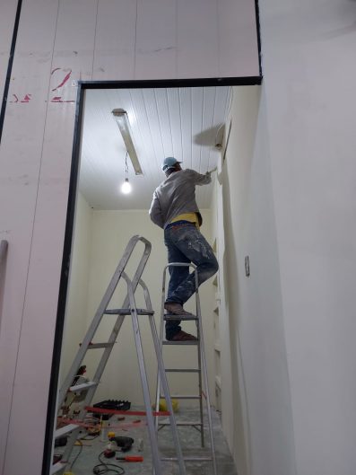 Obra no Centro Social dos Servidores  (PAI)